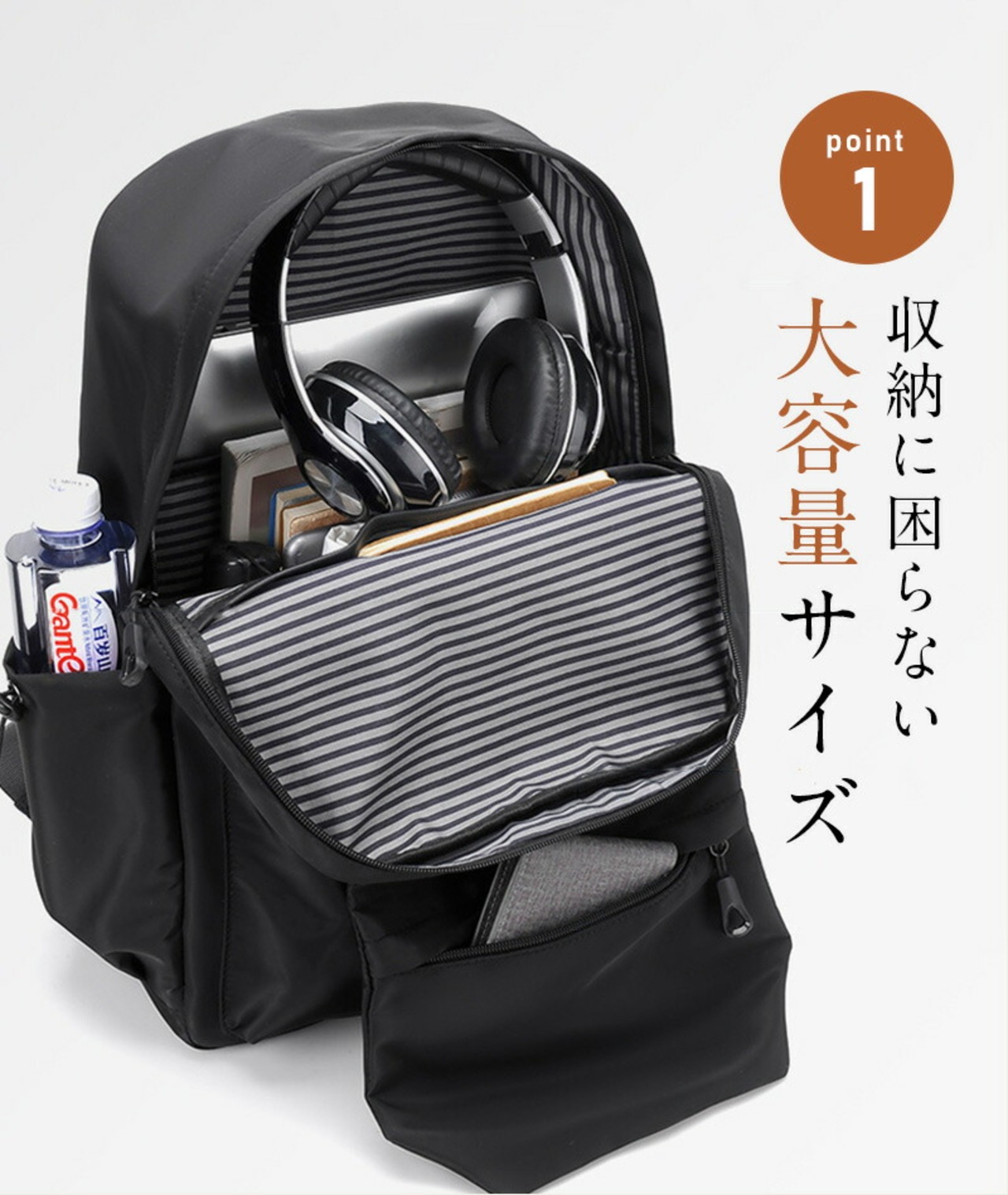 大容量リュック デイバッグ 社会人 通勤 学生 通学 応援 男女兼用 ビジネス リュック 出張 商談 PC バッグ 通勤 通学 大容量 バックパック リュックサック パソコン PCバック ケース PC対応 14インチ バッグ