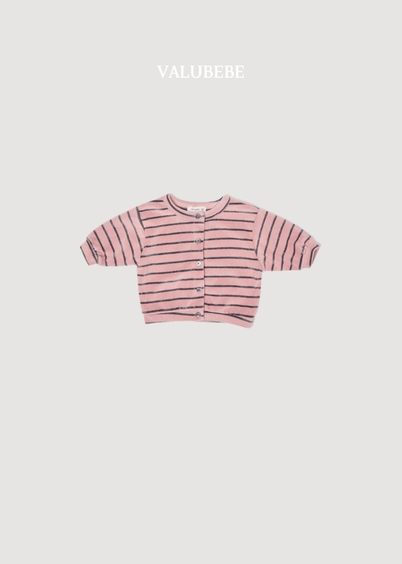 送料無料【予約】/ ベロアストライプパンツ/ valubebe