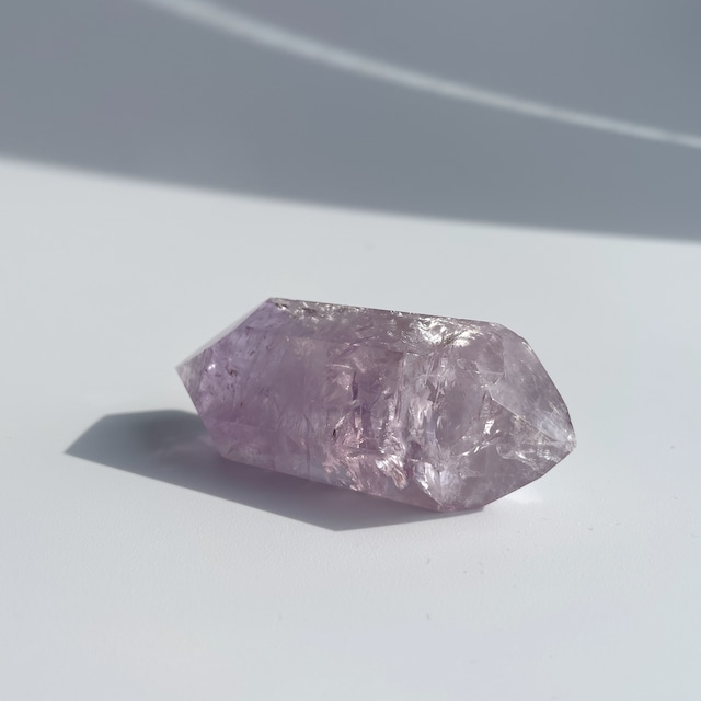 虹沢山◎アメジスト ダブルターミネイテッド23◇ Amethyst◇天然石・パワーストーン