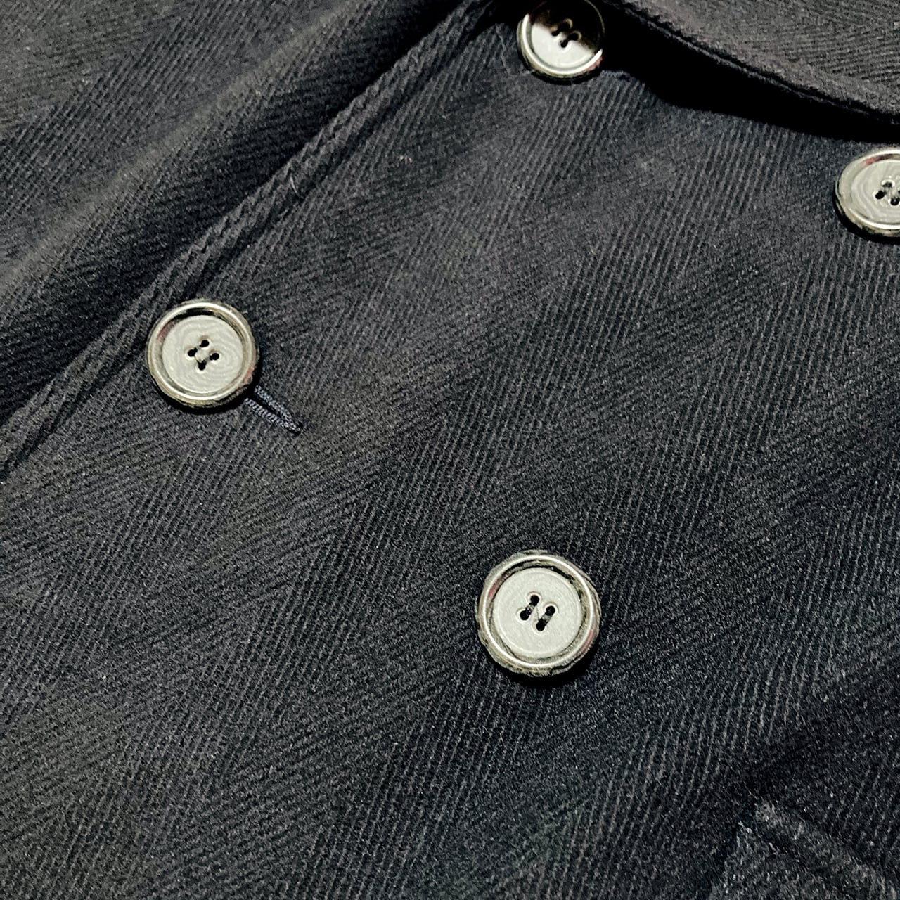 90'S ARMANI JEANS 48 P-Coat made in Italy Vintage ウールカシミヤ