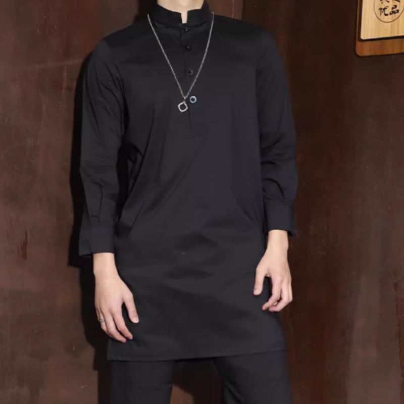 スリムマンダリンカラーシャツ MTO0061