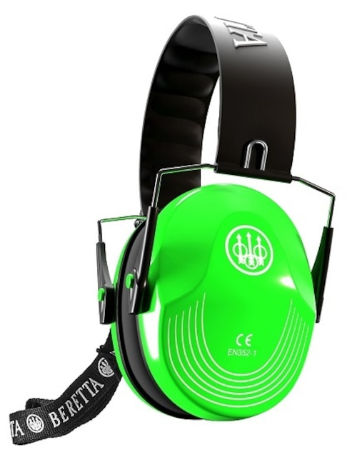 ベレッタ イアマフ（蛍光グリーン）/New Beretta Standard Earmuff - Green Fluo