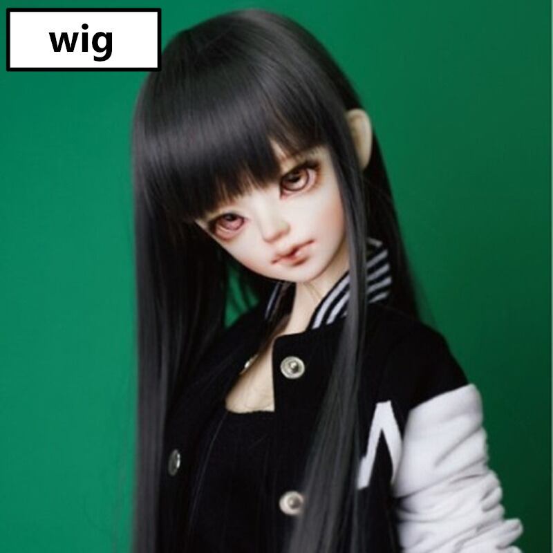 日本製 2ウェイ DM10 BJD 1/3 人形 ドール 用ウィッグ カツラ 耐熱 ハンドメイ