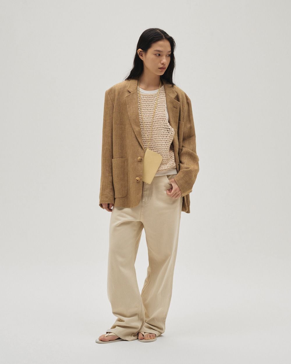TODAYFUL トゥデイフル Boyfriend Linen Jacket 12610107 BEG | ANERCA