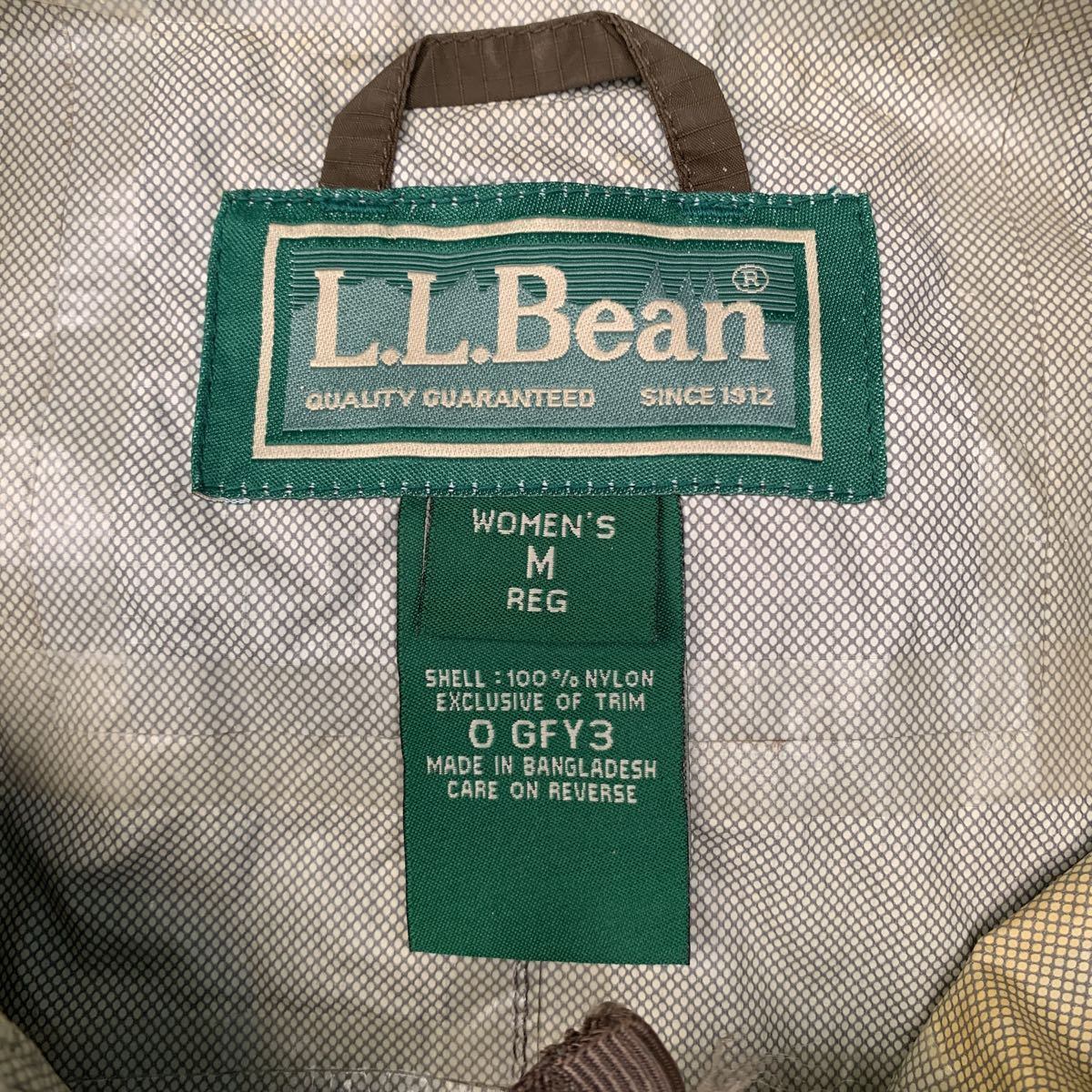 L.L.Bean ナイロン マウンテンコート ウィメンズ M ブラウン エルエルビーン 古着卸 アメリカ仕入れ a409-5578