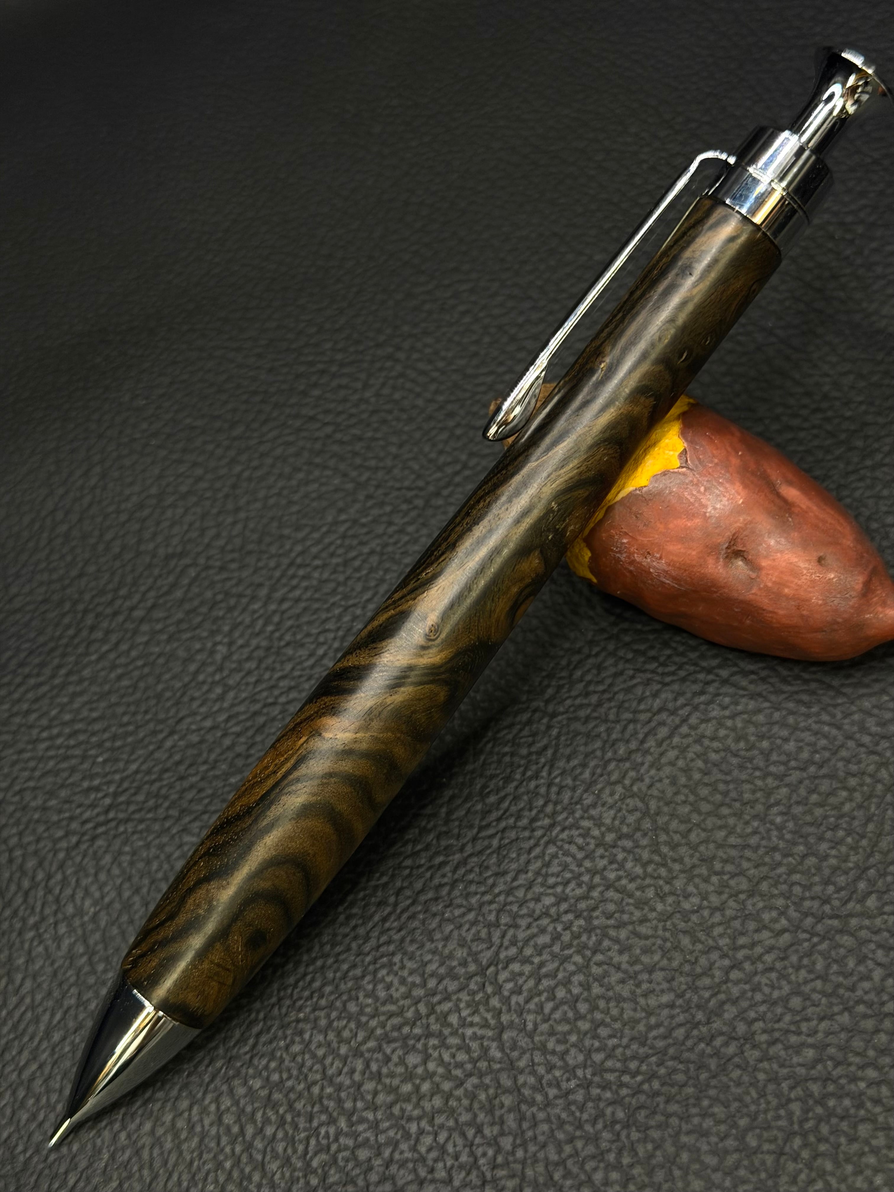 61 黒檀瘤 特上杢 小傷アリ 30％オフ | こぶた工房
