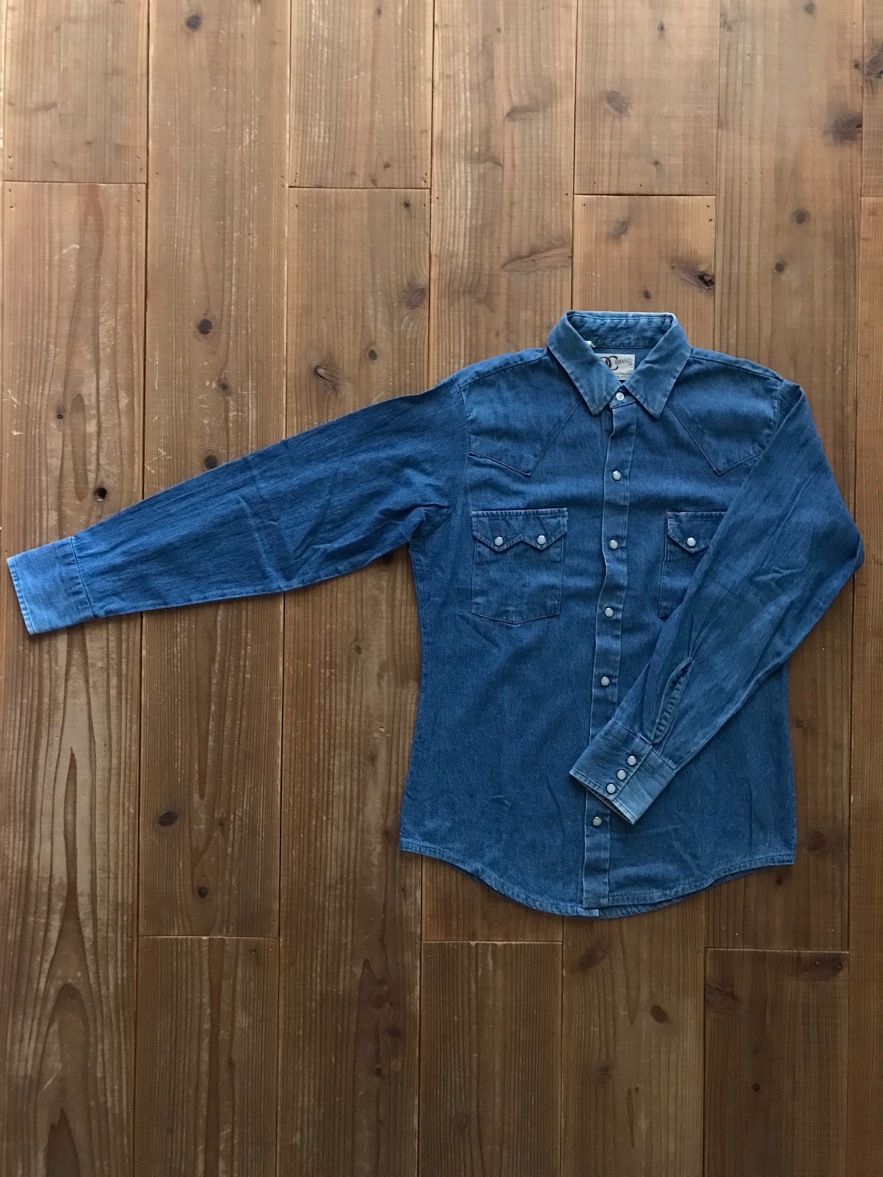 希少　70’s vintage chambray shirt cowboy