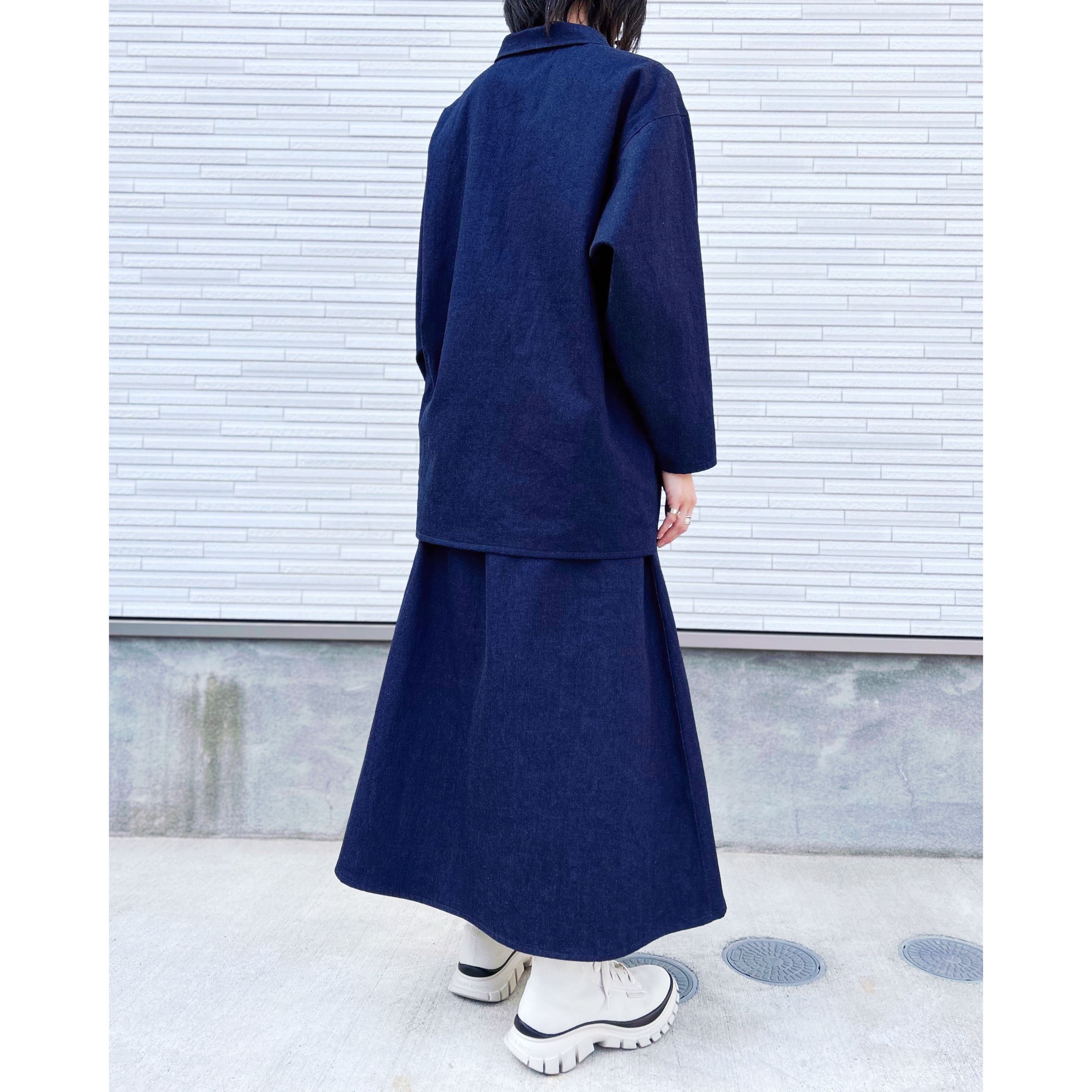 ドルマンスリーブの襟シャツ型紙【DL版／レシピ付き】商用利用可能