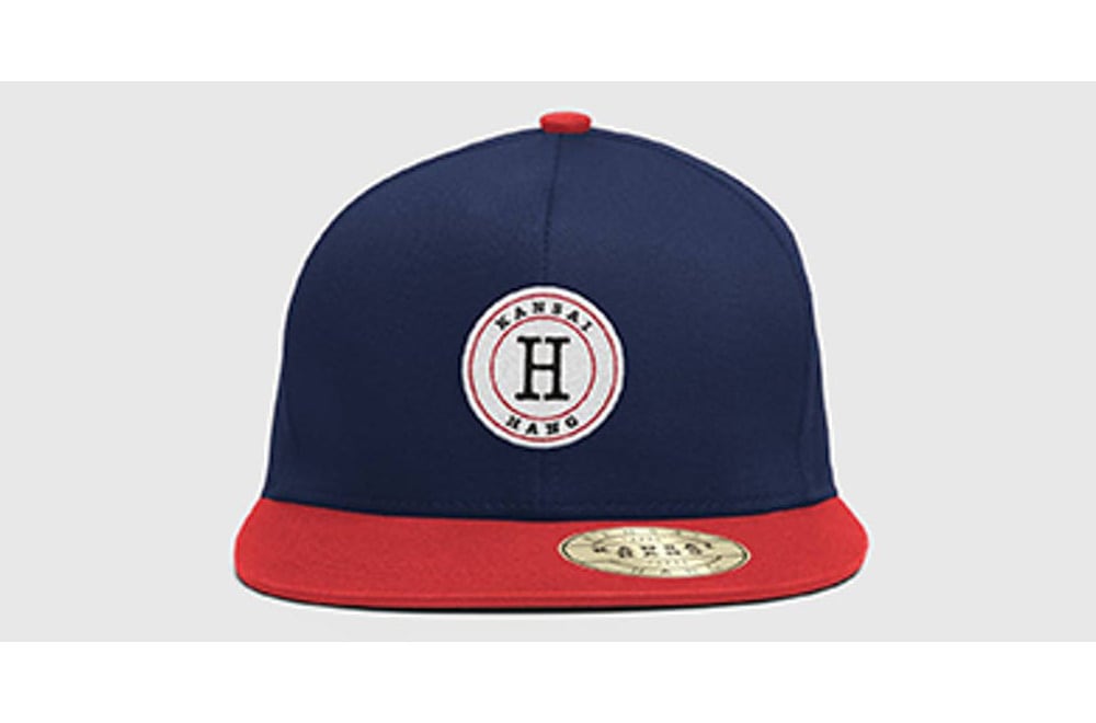 HANGキャップ／RED×NAVYレッド×ネイビー | スポーツ機器開発『HANG