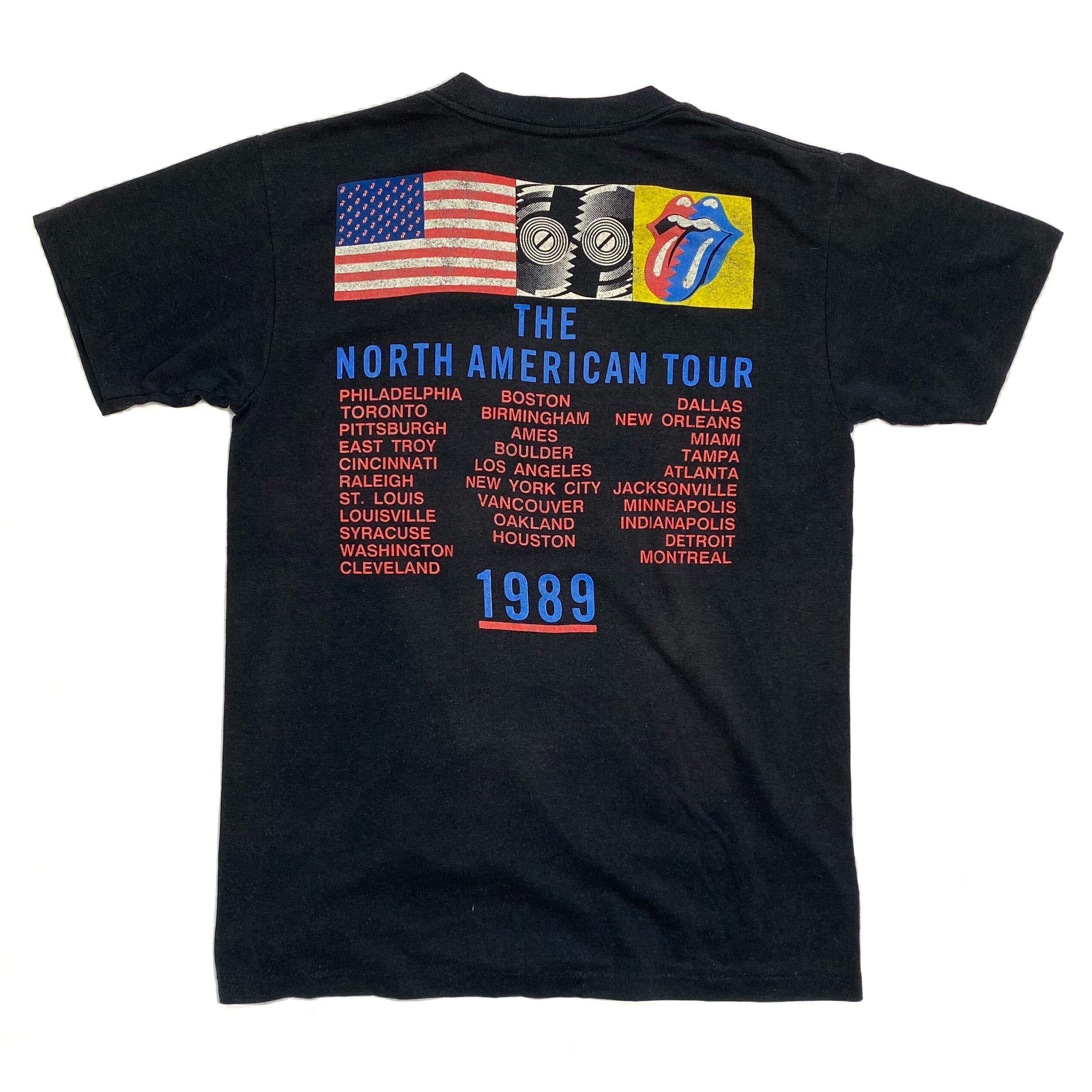 USA ローリングストーンズ 北米ツアー バンドTシャツ L 80s ビンテージ-