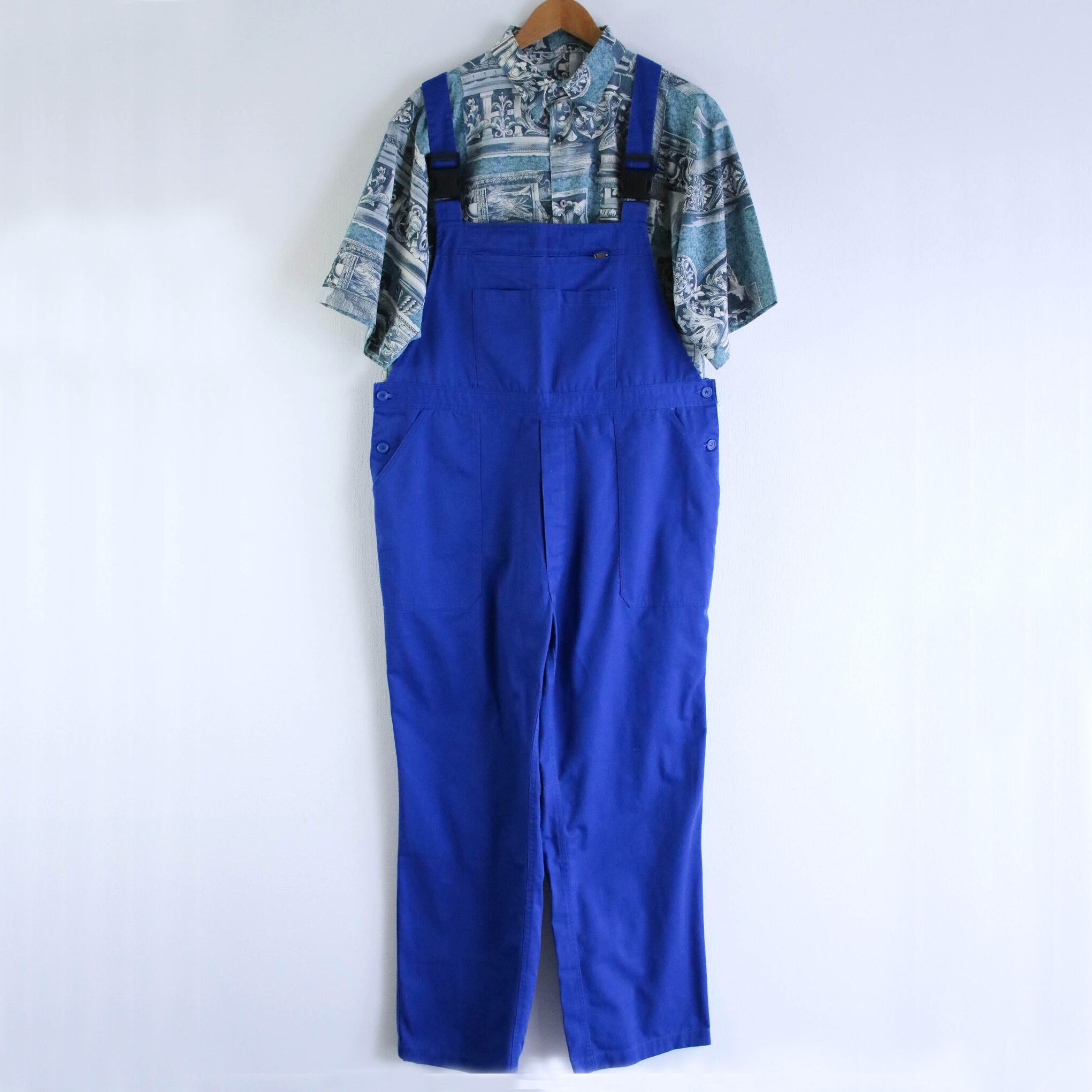 overall -Euro work blue- オーバーサイズ