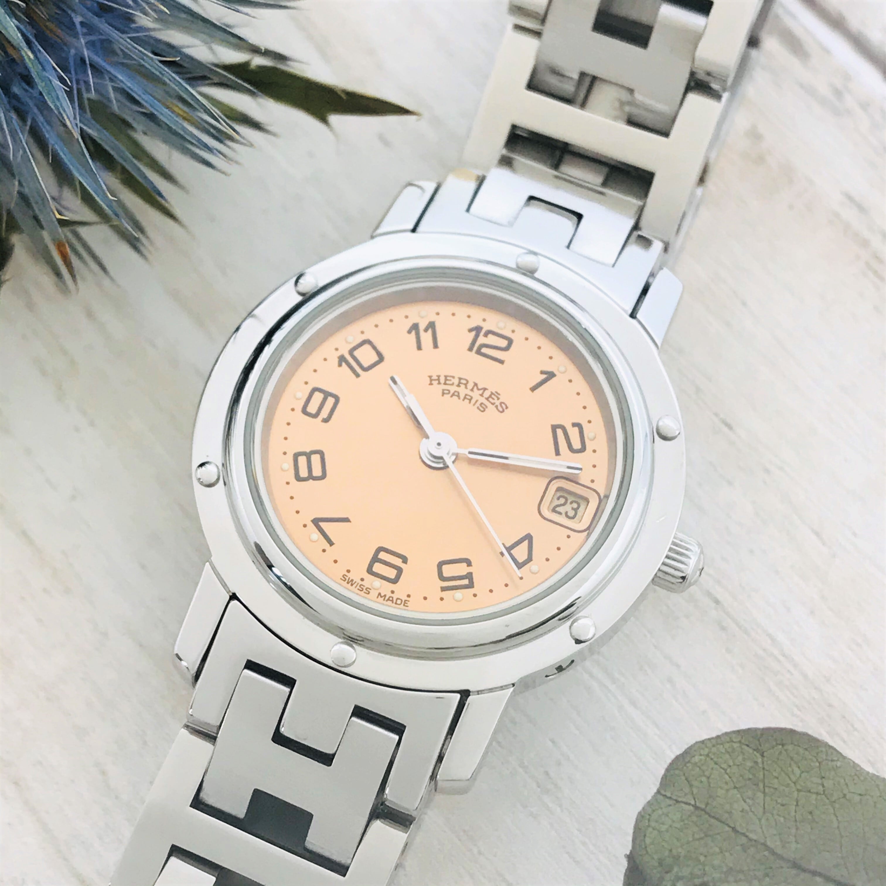 HERMES　エルメス　クリッパー　動作確認済　動作保証付　レディース　腕時計✨ | Masaco Vintage （マサコ ヴィンテージ  ）腕時計やアクセサリーのお店 powered by BASE