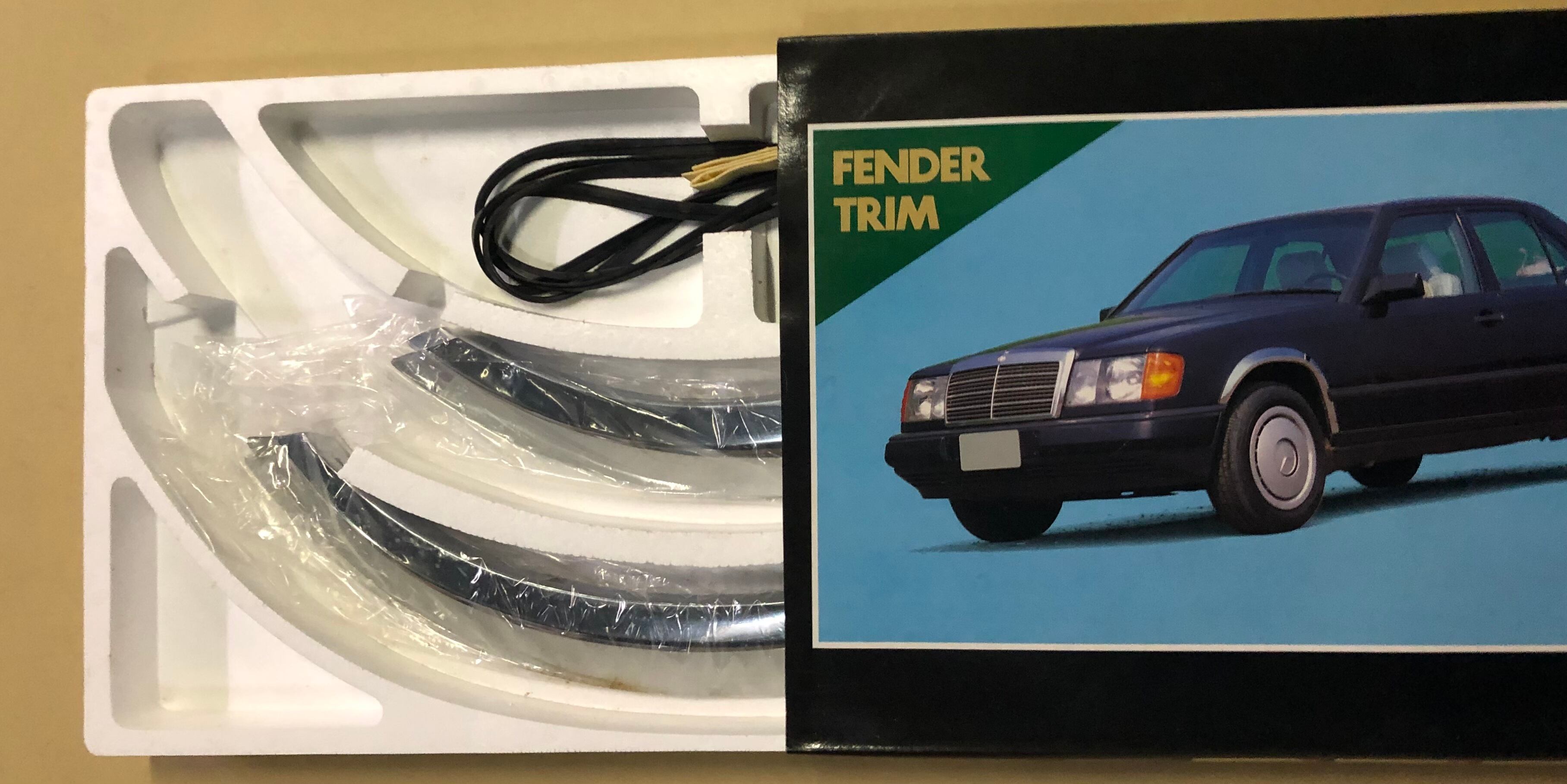 当時物”メッキ フェンダートリム [レパード PF-30] オーバーフェンダー
