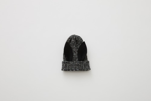 eLfinFolk(エルフィンフォルク)/ Nep Yarn Beast Beanie by CA4LA / black / S,M