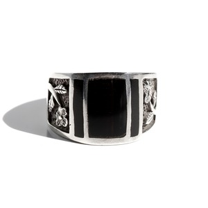Onyx Silver Ring #18.5 (used)