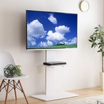 壁寄せテレビスタンド ハイ固定タイプ ローハイ共通 専用棚 SETテレビスタンド 壁寄せテレビ台 棚