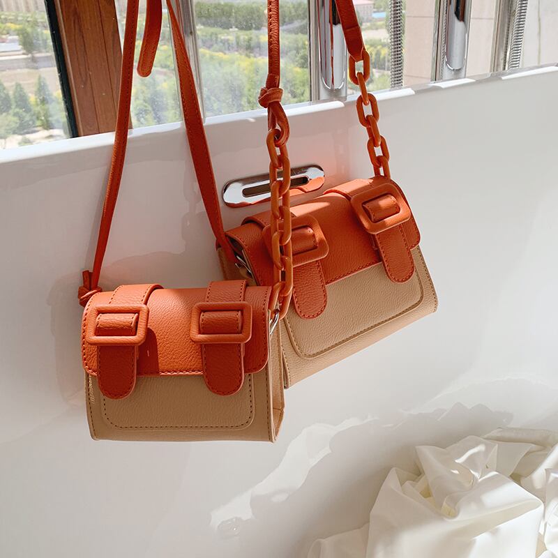 フレンチニッチバッグ女性バッグ2020新しいエインワイルドヒットカラーショルダーメッセンジャーバッグネットレッドファッションケンブリッジバッグ Tiancai_Wing_Bag8898216