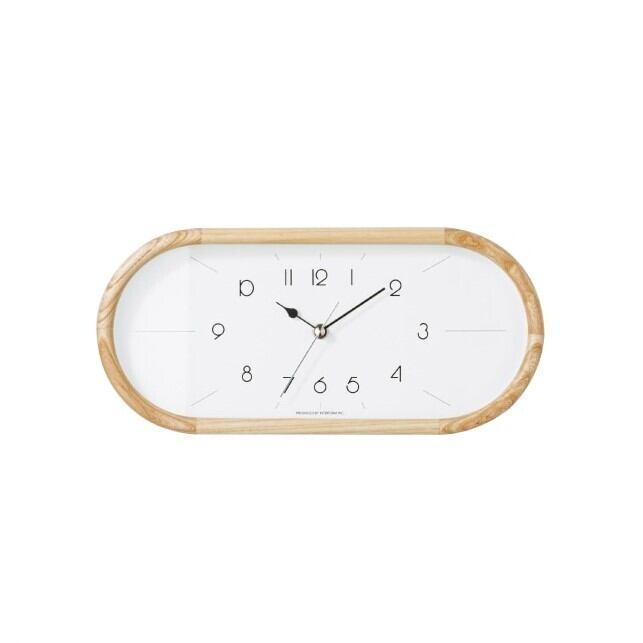 時計】Curva クルヴァ/ナチュラル | ジーフラットインテリアショップ