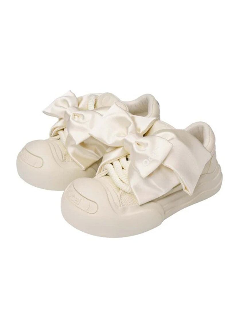 OCAI】SMILE BOW SHOE CLIPS / White | OLD ORDER JAPAN (オールド