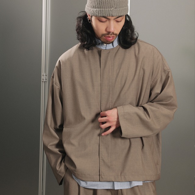 ミニマルカラーレス・リラックスジャケット A2135