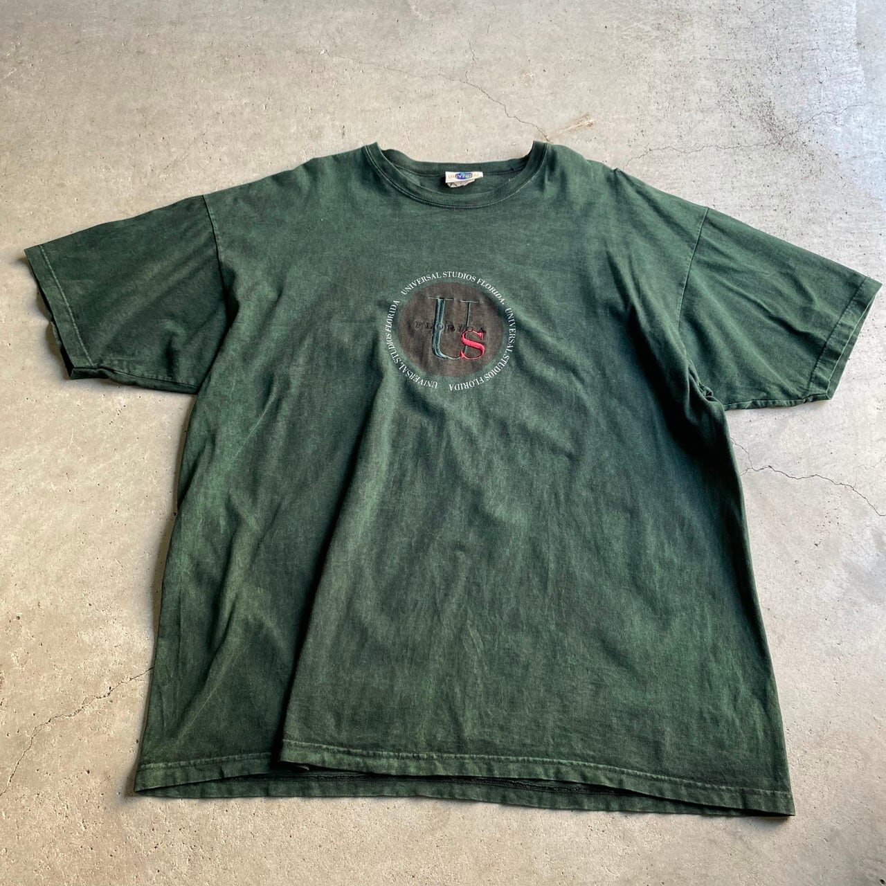 90s 90年代　ユニバーサルスタジオ Tシャツ ビンテージ　ヴィンテージ 90年代 USA製 UNIVERSAL STUDIO FLORIDA ユニバーサルスタジオ 刺繍
