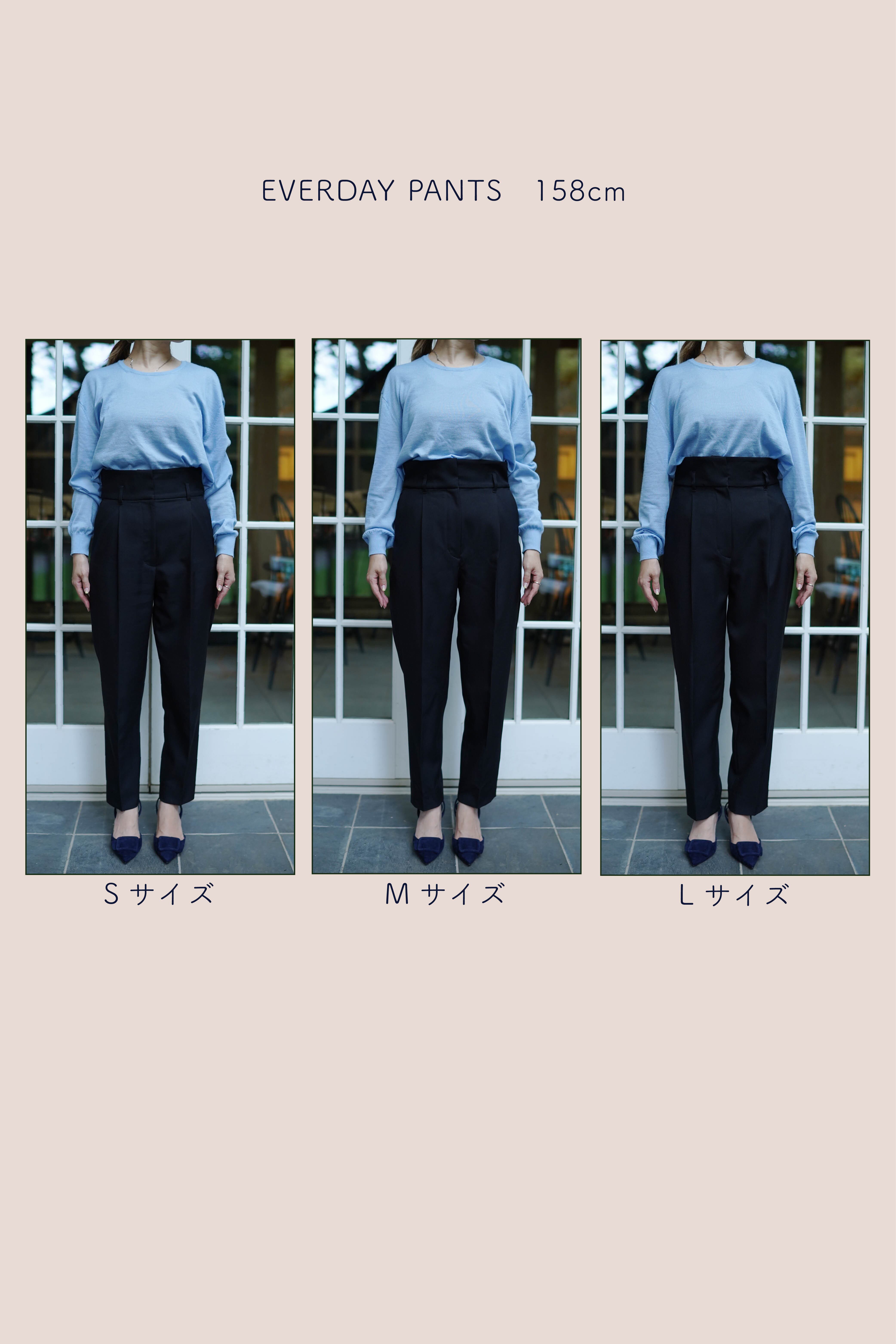 EVERYDAY PANTS ブラック | THE9SHOP