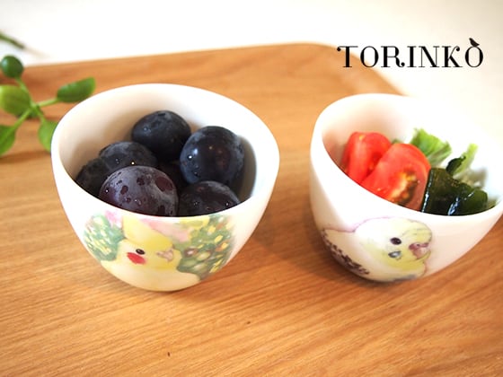 シマエナガ ペアカップ 美濃焼き | TORINKO