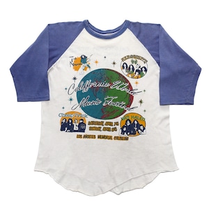 1979 CALIFORNIA WORLD MUSIC FESTIVAL AEROSMITH VAN HALEN ヴィンテージTシャツ 【M相当】 @AAG1022