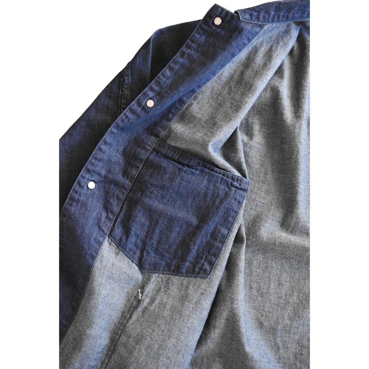 POST O'ALLS / De Luxe Railroader 8oz. Denim indigo deep wash
