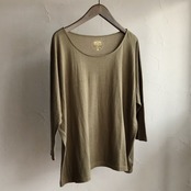 A HOPE HEMP | バンブー天竺《ヘンプ × コットン×バンブー》 ドルマンスリーブTシャツ