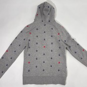 TOMMY HILFIGERトミーヒルフィガー マリン柄 スウェット パーカー L/レディース