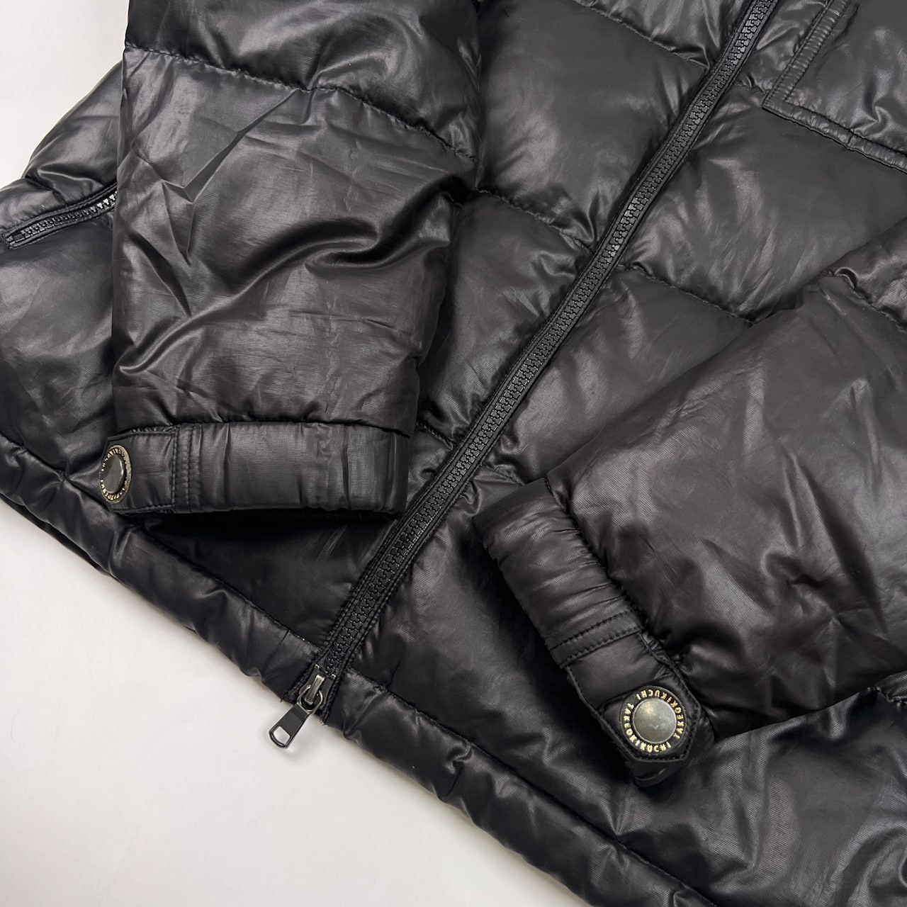 TAKEO KIKUCHI タケオキクチ フード付き ダウンジャケット サイズ 2 /ブラック/メンズ/ワールド