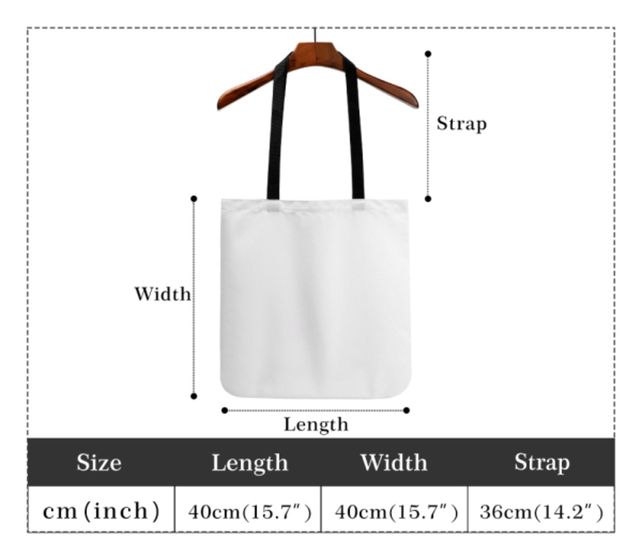 All-Over Print Cloth Tote Bag Real 4278