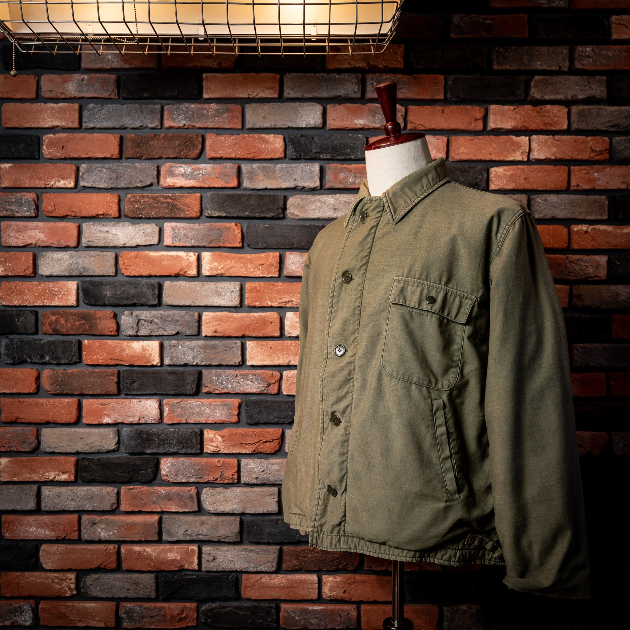 LARGE】U.S.Navy A-2 Deck Jacket Good Stencil 