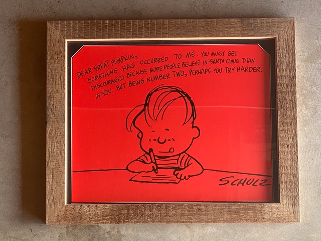 60s PEANUTS DATE BOOK POSTER FRAMING【37】