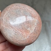 ピーチオレンジムーンストーン5*パーム*天然石インテリア*パワーストーン*置き物