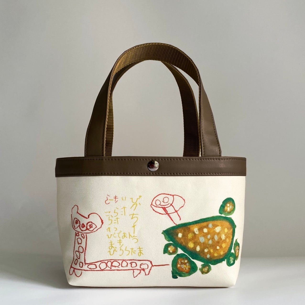 ミニトートバッグ◇キャンバス | リトルピカソ ｜子どもの絵で作る鞄と