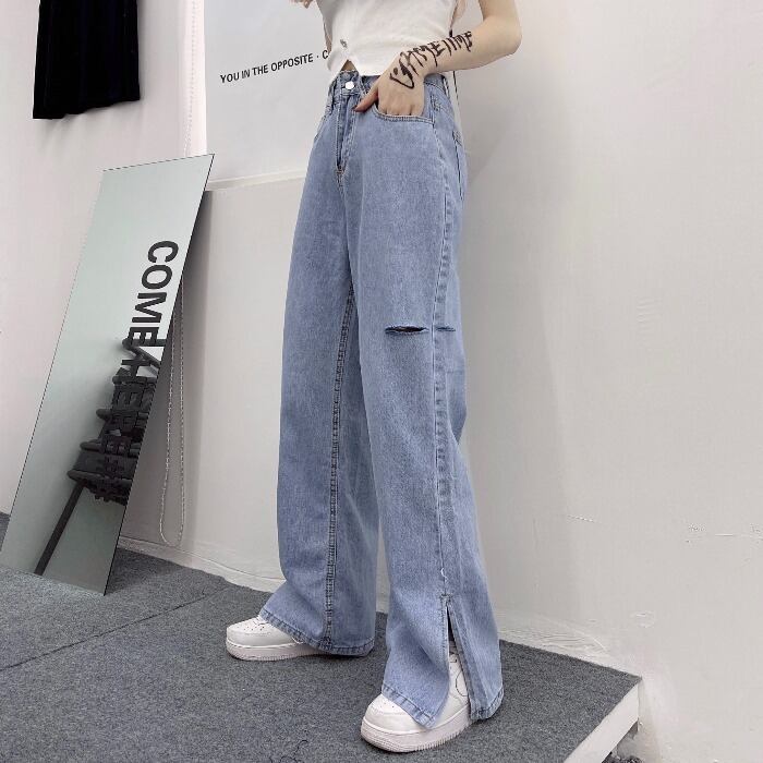 ジーンズ レディースサマーハイウェストスプリングオータムルーズ 春物 夏物 秋物 ケッペル55727586804