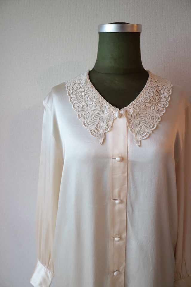 Silk lace blouse