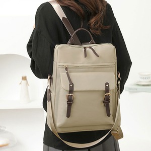 リュックサック ナイロン 大容量 レディース メンズ 男女兼用 軽量 韓国 A4 おしゃれ 大人 カジュアル シンプル 多収納 2way スクエアバッグ 大人可愛い 大人女子