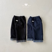 韓国子供服 / LALALAND / 26Autumn / ロールアップ デニムパンツ / 秋服 / キッズ *XS~XL*