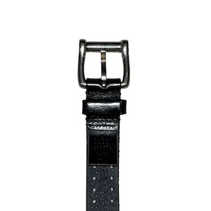 GUCCI black color punching leather belt