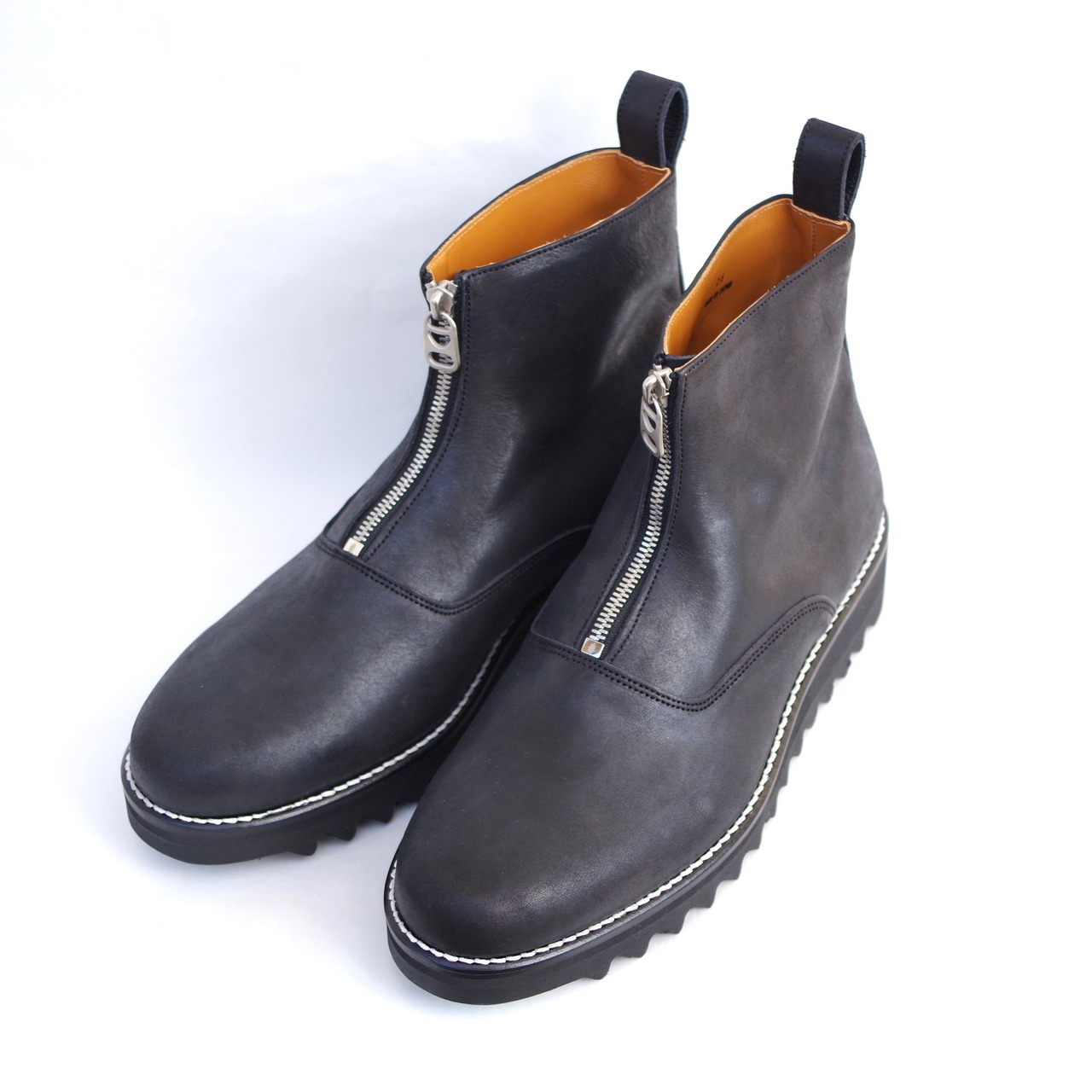 Tomo&Co  "Pull tab zip boots" TMTK-S-0039