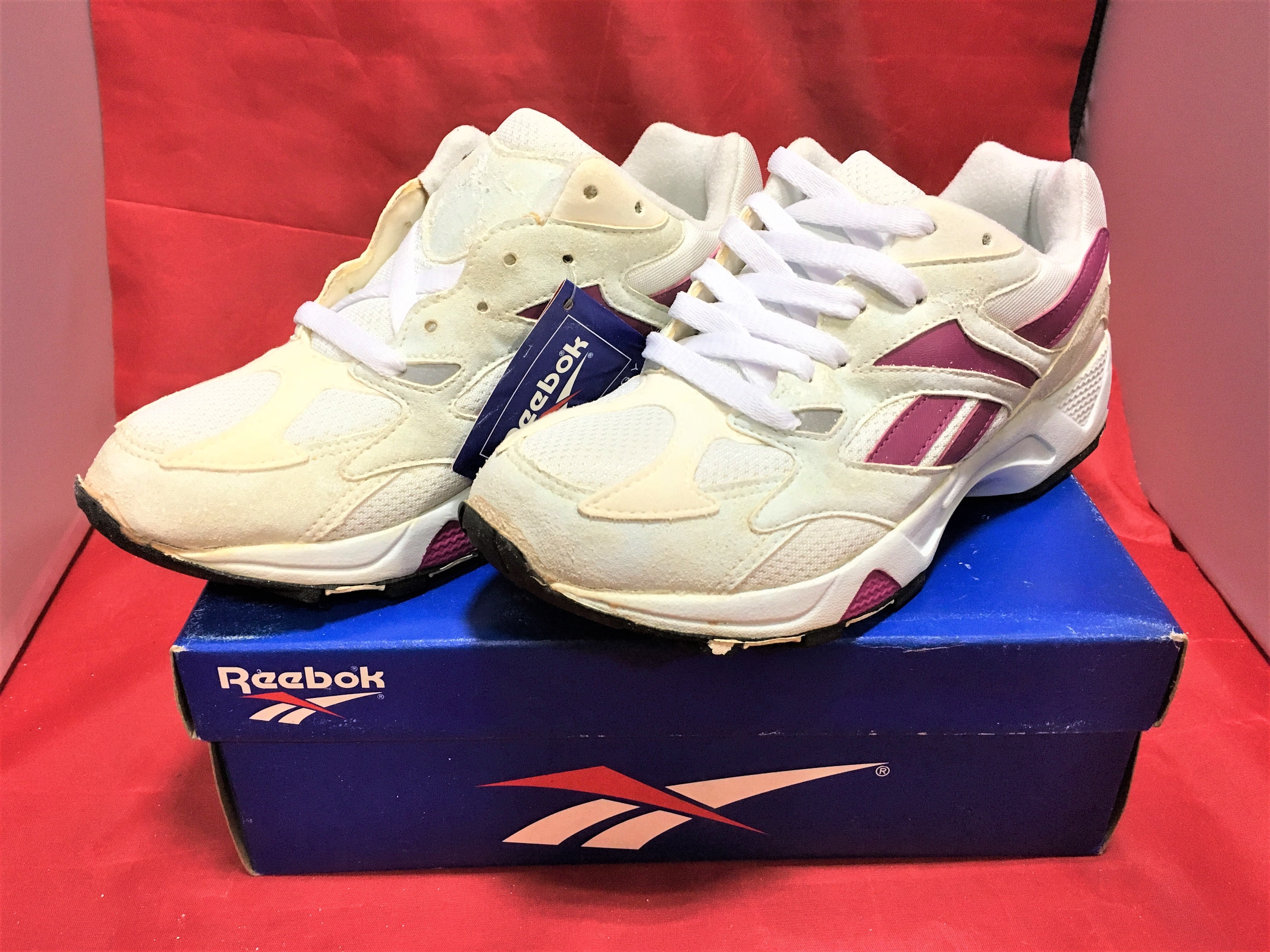 Reebok（リーボック）Aztrek 96（アズトレック） 白/ピンク⑨ freestars