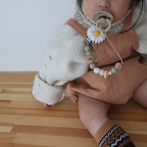 daisy toy holder / white (おしゃぶりホルダー)
