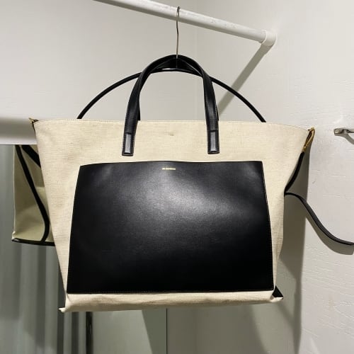 JIL SANDER ジルサンダー WANDER SQUARE MD ミディアム トートバッグ 