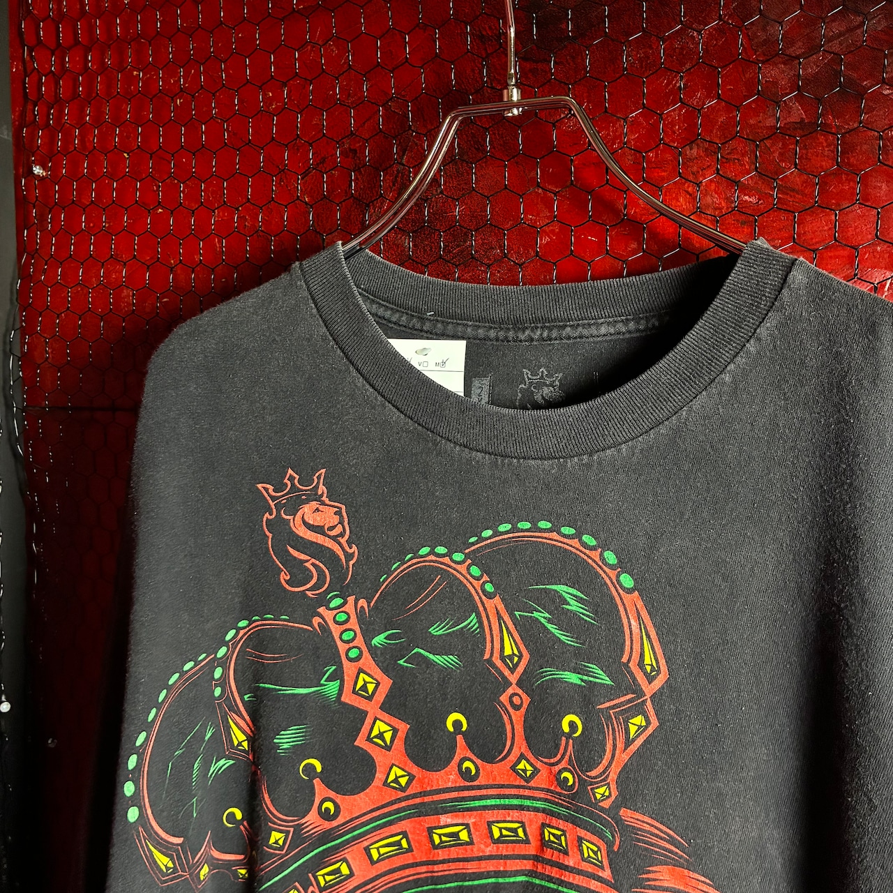 OGABEL グラフィックTシャツ ライオン ラスタカラー ビッグサイズ