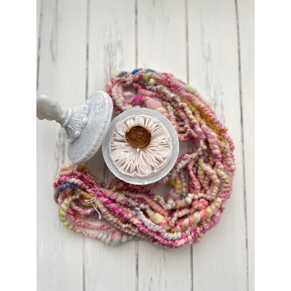 アートヤーン  手紡ぎ糸【22-0118】