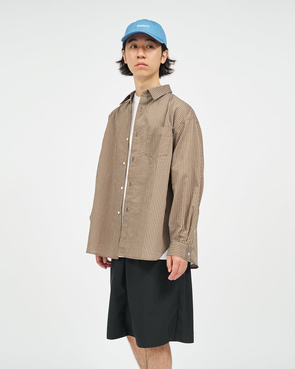 FreshService HRAFTeX® L/S STRIPE SHIRT | HUMAN and THINGS