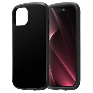 【数量限り】デジタルアルキミスト iPhone15 ケース 耐衝撃 2層構造 カメラ保護 ストラップホール付き アイフォン 15 カバー/ブラック